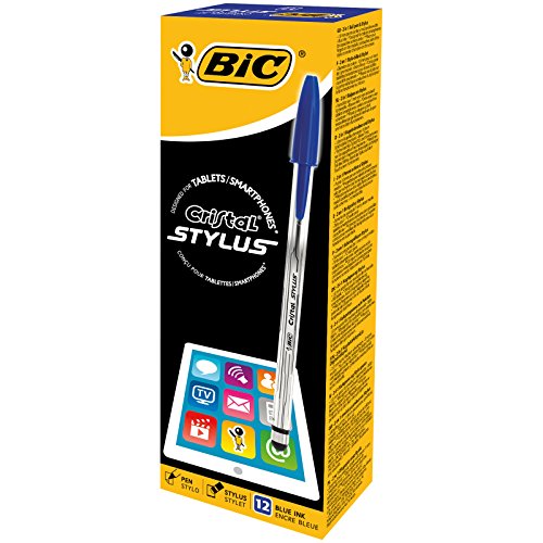 Bic Cristal 2in1 Stylus Pen [Pack 12]