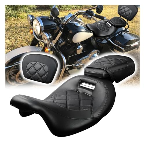 Asiento doble para Road King Special Classic con respaldo para viajes largos 2