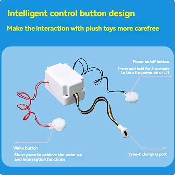 Kochi AI Voice Chat Robot Box ESP32-C3 Development Board WiFi AI Box Toy AI Conversation Technology for DIY AI Dolls