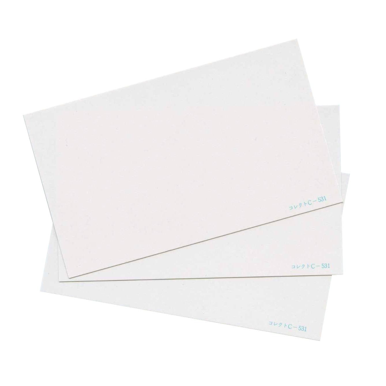 Amazon | コレクト 情報カード 5X3 無地 C-531 00071468 【まとめ買い5