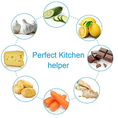 Hoshen 5 Colors Stainless Steel Lemon Grater, Multifunctional Cheese Grater, Sharp Stainless Steel Blade And Protective Cover, Safe Dishwasher - Blue #TOP4