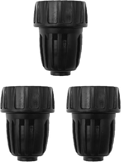SYOWADA 3 Pcs 1/2" Drip Irrigation Tubing Faucet Adapter Set 3/4" to 1/2" Irrigation Hose Adapter for Garden Supplies