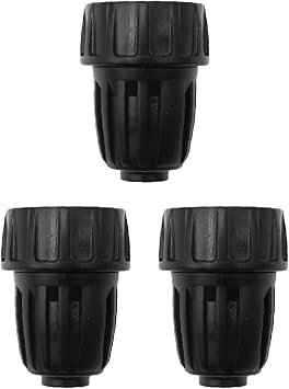 SYOWADA 3 Pcs 1/2" Drip Irrigation Tubing Faucet Adapter Set 3/4" to 1/2" Irrigation Hose Adapter for Garden Supplies