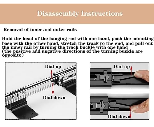 Tige de cintre amovible pour dressing et dressing d'angle ordonné - 3