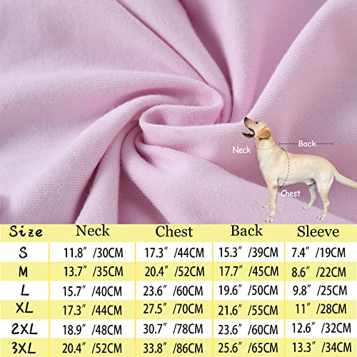 Pripre Dog Pocket T-Shirt Breathable Soft Pink Cotton Dogs Sweatshirt Costume Spring Summer Pet Apparel Tee For Large Dogs (Xl Unicorn) #TOP6