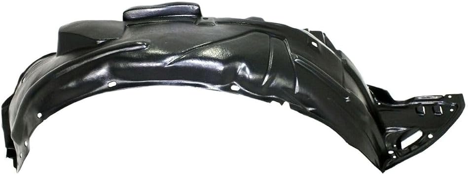 Splash Shield Liner Wheel Front Right for Honda for Civic 2006-2011 w/ 6 Plastic 1pc Black