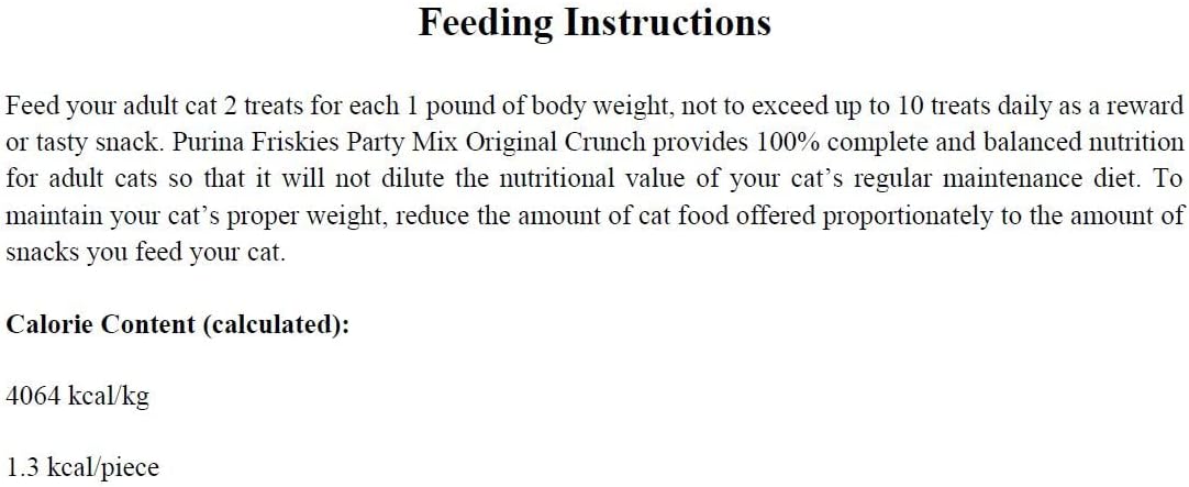 Purina Friskies Made in USA Facilities Cat Treats, Party Mix Original Crunch - 30 oz. Pouch : Pet Supplies