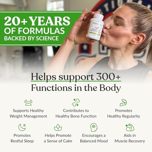 BIOptimizers Magnesium Breakthrough Supplement with 500mg - 7 Forms of Magnesium: Glycinate, Malate, Citrate, and More - Natural Support for Sleep