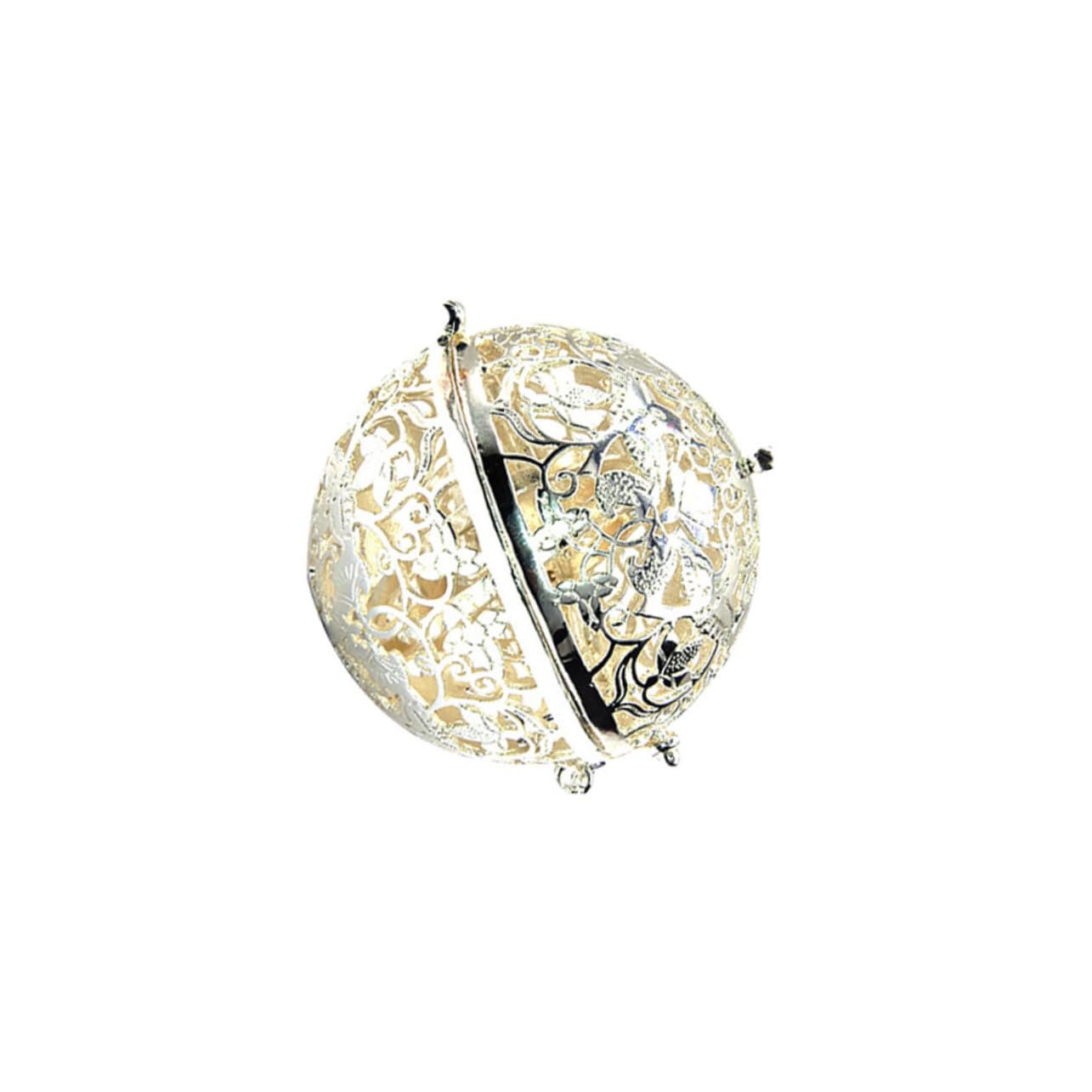 Custodia Per Mini Bottiglia Di Profumo Collana Ciondolo Fai Da Te Collana Pendente Aromaterapia Medaglione Della Collana Ciondolo Diffusore Per Aromaterapia Silver