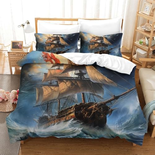 Housse de couette 260x220 chauve-souris microfibre fermeture éclair - 2