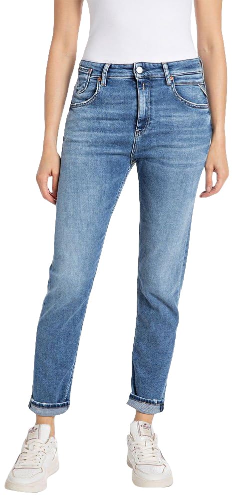 Replay women's jeans made of comfort denim, blue (Medium Blue 009), 30W / 28L