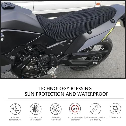 Housse de siège moto Tenere 700 respirante et coussin refroidissement T7 - 2