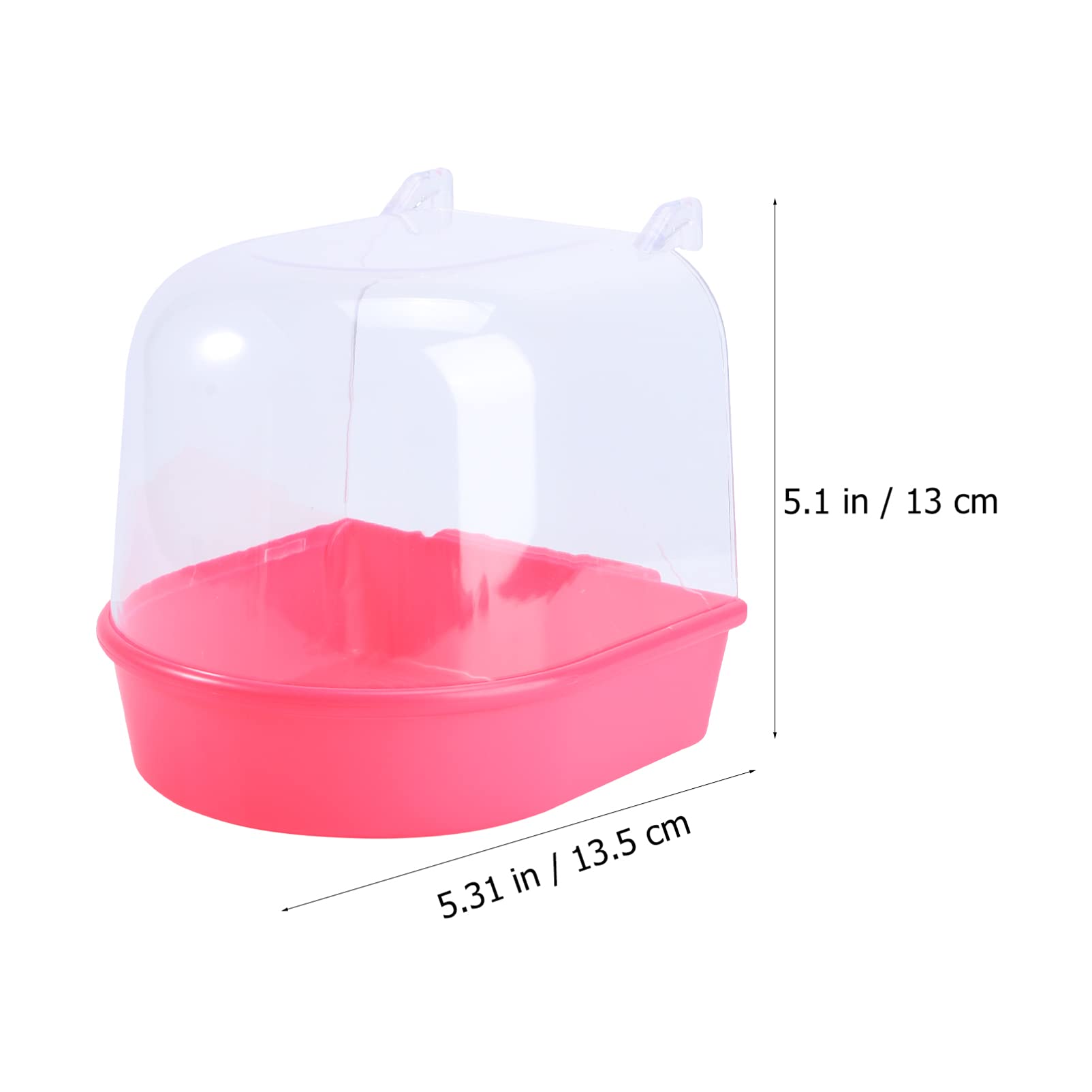 BESPORTBLE 3 Pezzi Gabbia per Uccelli Vasca da Bagno Accessori Interni Distributore di Acqua per Uccelli Parrocchetto Gabbia per Uccelli Gabbia da Bagno Accessori per Gabbia per Budgie