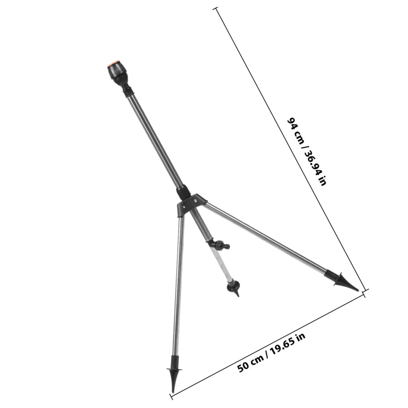 Arroseur de Jardin Pratique sur Trépied Télescopique Arrosage Automatique Rotatif pour Pelouse et Agriculture