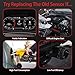 GPMMWPG 1PCS O2 Sensor 15717, 02 Sensor Compatible with Ford for E150 for F150 for Mustang for Ranger, Automotive Replacement Oxygen Sensor Compatible with Lincoln for Navigator 15716 15718 15719