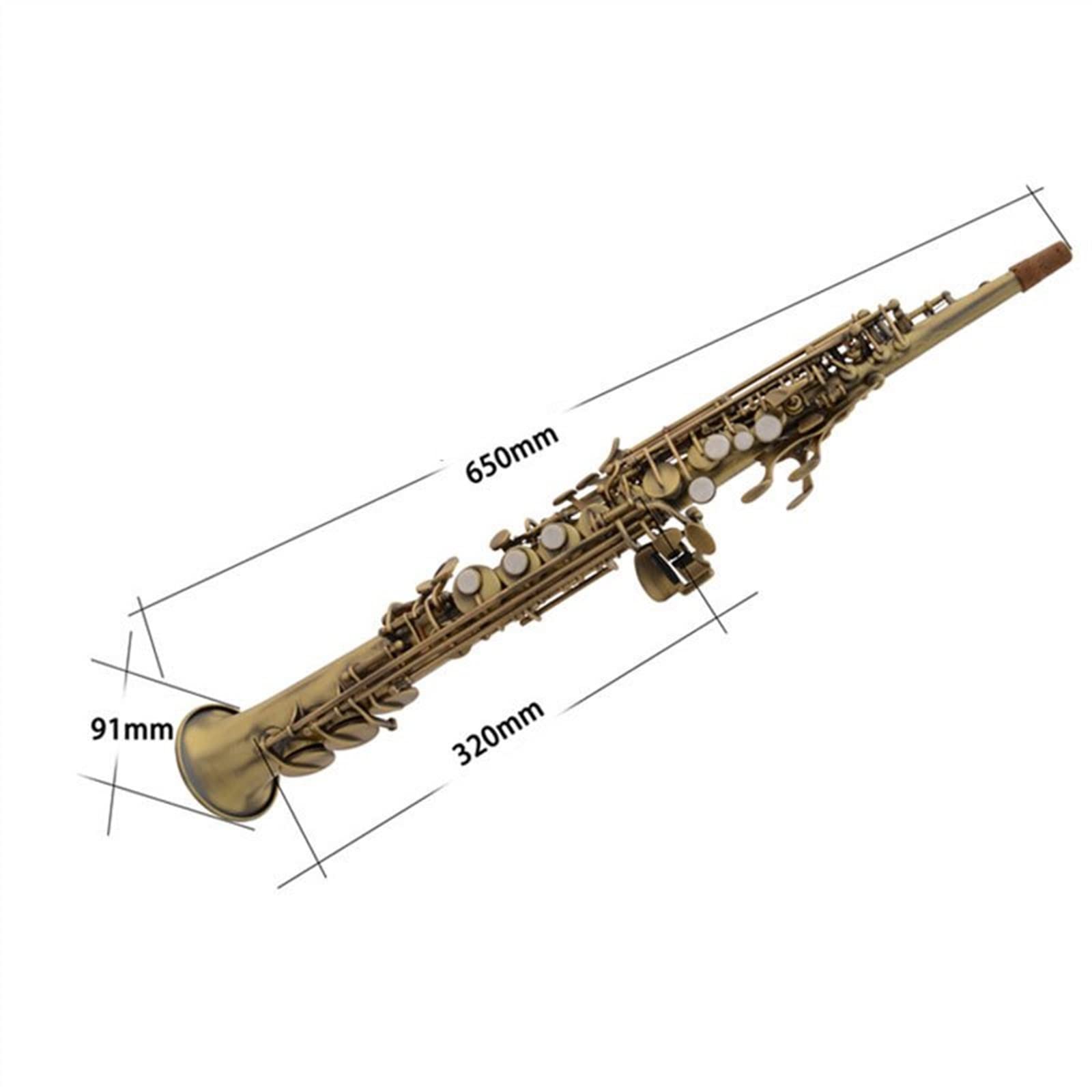 Saxophones Saxophone Professionnel Saxophone Bronze Saxophone Plat B avec Accessoires