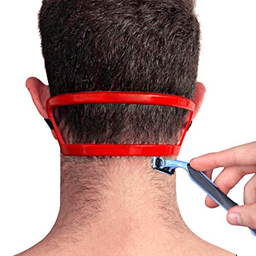 Neck Hair Guide,Neckline Shaving Template - A Stencil for Neckline Haircuts,Keeping Clean and Straight Neck Hairline,DIY Do-it-yourself