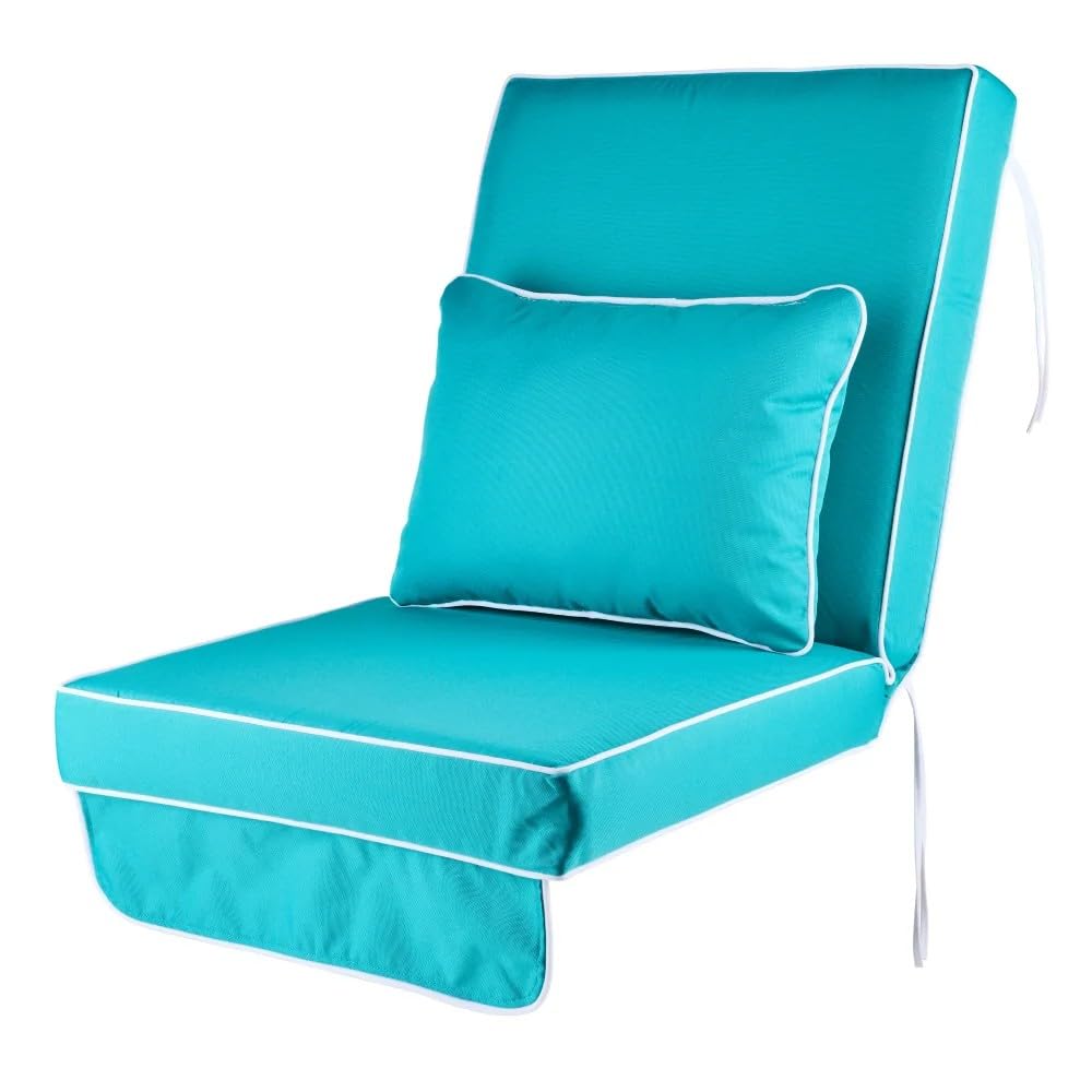 Alfresia Teal Luxury Swing Seat Cushion With Luxury Thick Foam Filling from B&Q