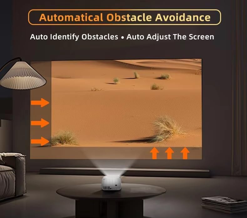 DR.J BeamView Pro Smart Projector by AUN, 270° Rotatable Projector (Q5 Max Auto Focus Smart Projector) - Image 5