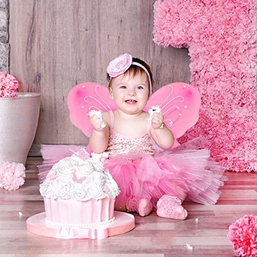 Giegxin 12 Pieces Fairy Wings For Girls Butterfly Wings Bulk For Kids Christmas Theme Birthday Party Favor, 13.8X16.5 Inch (Assorted) #TOP5