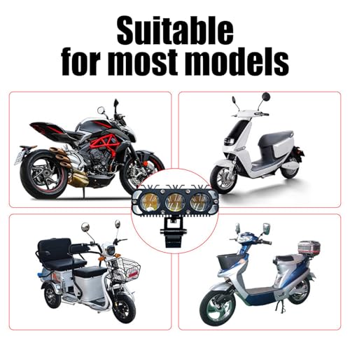 Lumières LED de moto étanches et robustes à luminosité élevée - 5