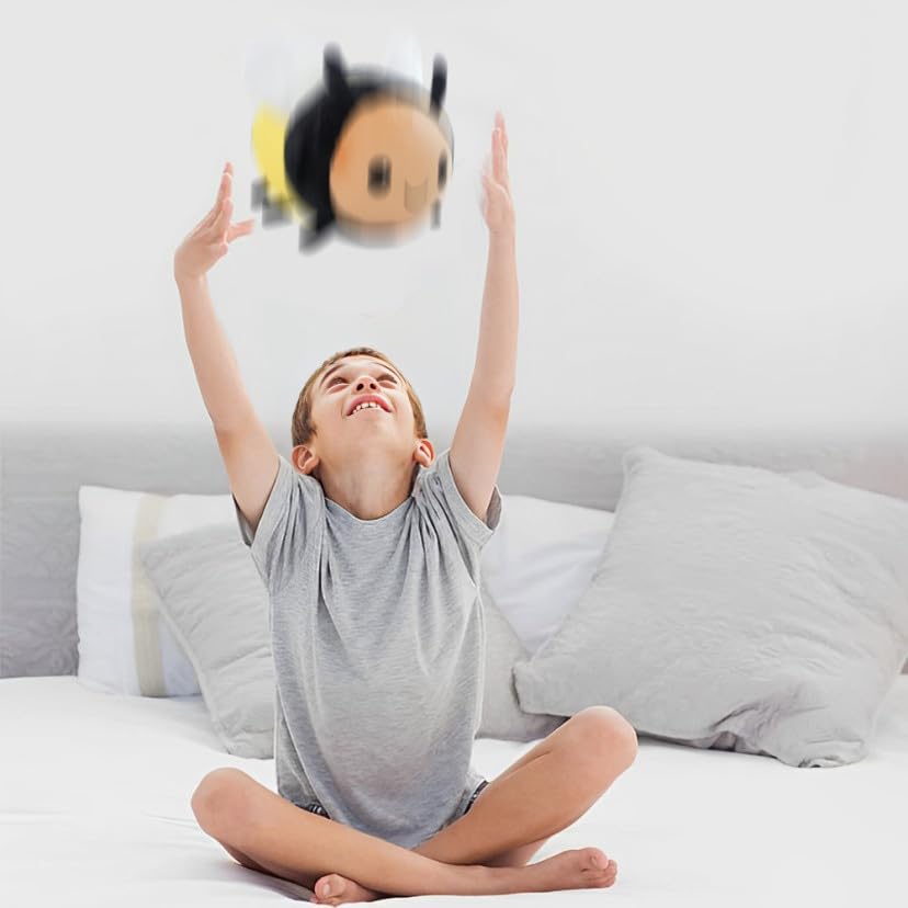 LGWJHCY Bienen Plüschtiere, Weiche Bienen Kuscheltier Spielfigur Plüsch, Bumblebee Plüsch Spielzeug, Tolles Geschenk für Jungen Und Mädchen Zum Fantasievollen Spielen.
