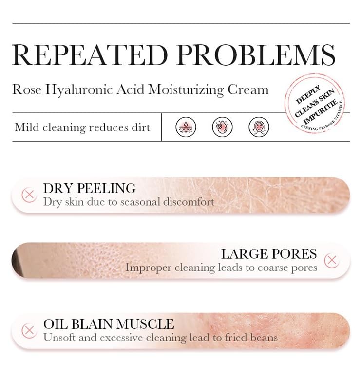 Pure 98% Organic Rose Face Cream with Hyaluronic Acid 50g - Image 8