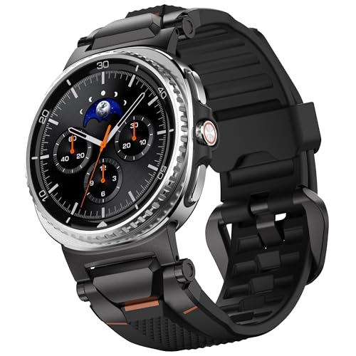 Bracelet Samsung Galaxy Watch robuste anti-chute en TPU et métal antichoc