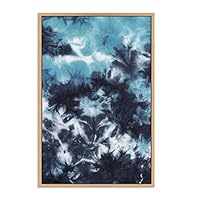 SIGNWIN Framed Canvas Wall Art Ink Painting Canvas Prints Home Artwork Decoration for Living Room,Bedroom - 16x24 inches