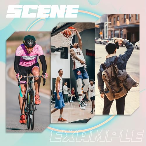 Image of Men's Basketball Shoes Fashionable Breathable Anti Slip Sports Shoes Outdoor Running Fitness Training Shoes