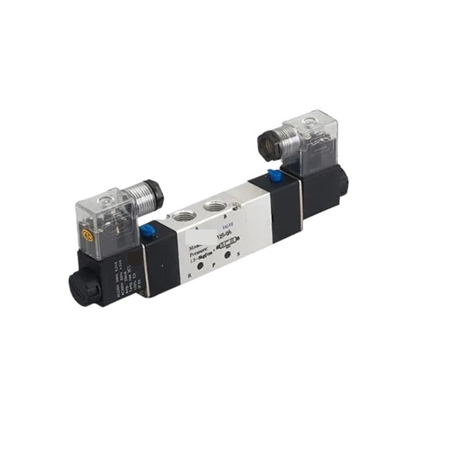 Uyqukggpsn Dc24v 1Pcs 4V120-06 3 Postion 5 Way 1/8'' Solenoid Valves Dc12v Ac110v Ac220v(Dc24v)