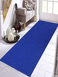 Kuber Industries CTKTC39999 PVC Rubber Anti Slip Floor/Door Mat (Blue, 2x6 Feet)