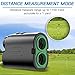 WAKYME Rangefinder, Golf & Hunting Range Finder 1000 Yard 6X Laser Range Finder with Slope, Fast Flag-Lock, Angle Measurement, Speed, Continuous Scan, Laser Rangefinders with Low Battery Indicator
