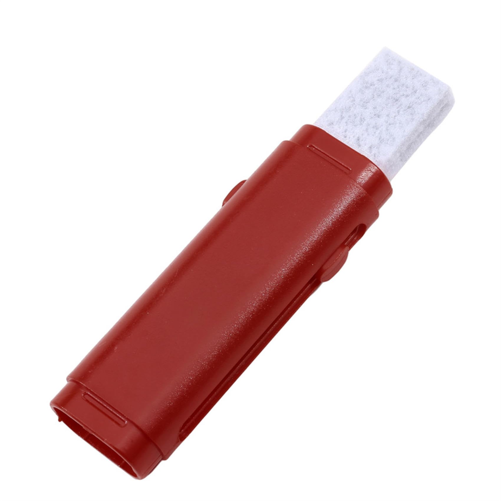 Fast Guitar Strings Cleaner Eraser Rust Remover with Lubricant in Brush String and Fret Care for Cleaning Acoustic Eletric Guitar Bass Ukulele Violin (Dual Head) (Red)