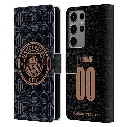 Funda cuero Samsung Galaxy S23 Ultra Manchester City carcasa tipo libro para móvil Man City FC