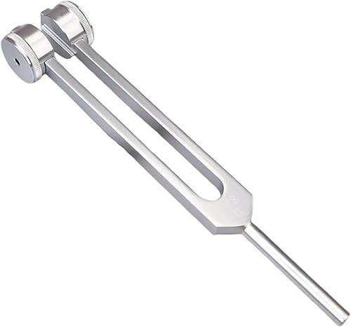 Juego de diapasones de afinación Chakra, juego de 10 diapasones con peso para el alma, juego de diapasones de 128 Hz, incluye una hermosa caja de