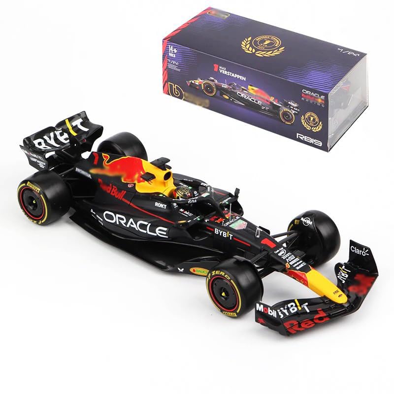 Amazon.com: 1:24 2023 F1 RB19 No. #1 Max Verstappen F1 No. #11