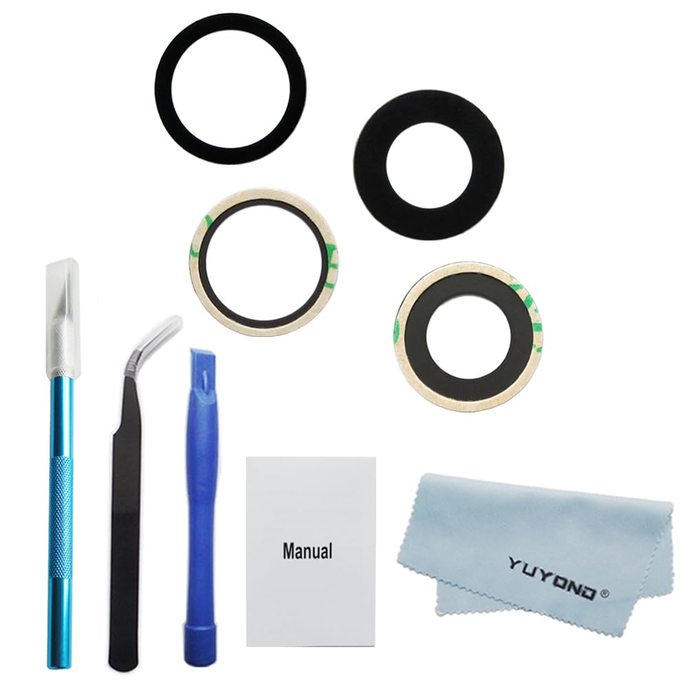 Reparar cristal de cámara trasera iPhone 16 Plus con este kit de repuesto y herramientas 6