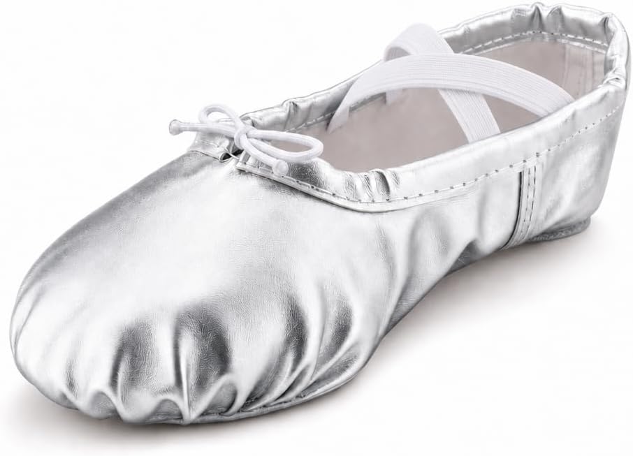 MSMAX Ballet Shoes for Girls Toddler Boys Split Sole Dance Slipper for Toddler/Little Kid/Big Kid