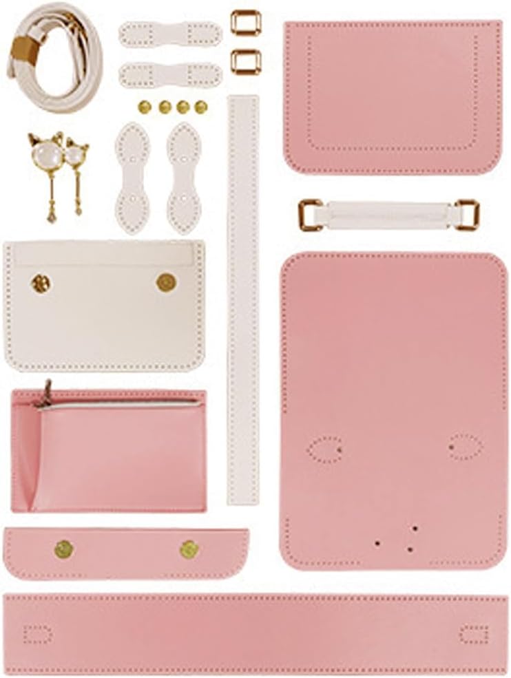 Braided Handbag DIY Purse Making Kit Large Capacity Hand Sewn Craft Bag Material for Family and Friends