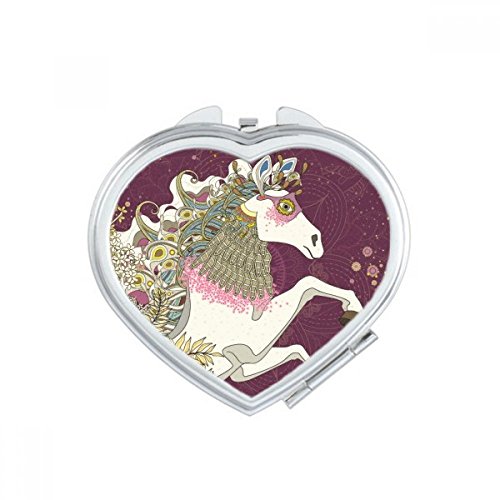 Miroir compact Hippocampus Ukiyo-E Fleur Japon accessoire mignon