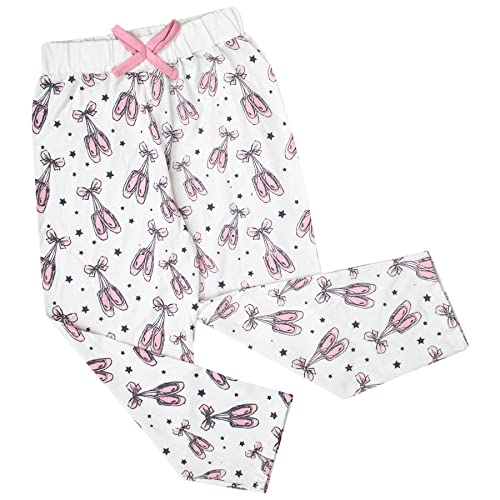 Girls Ballerina Children PJs 2 Piece Cotton Set Top Bottom Loungewear Age 2-13 Years3