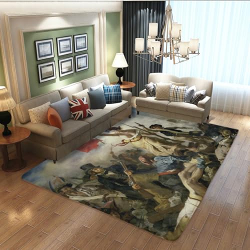 �E�W�F�[�k�E�h���N���� �u���O�𓱂����R�̏��_�v �J�[�y�b�g �O�~ �Ɍ� ���O ���O�}�b�g floor mat �􂦂� ���ی� �ݒu�ȒP �h�_�j �R�� �h�L ���� ����~�ߕt ���g�[�Ή� 150×200cm