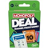 Monopoly Deal, Jeu de Cartes Rapide Inspiré du Jeu de Société Classique...