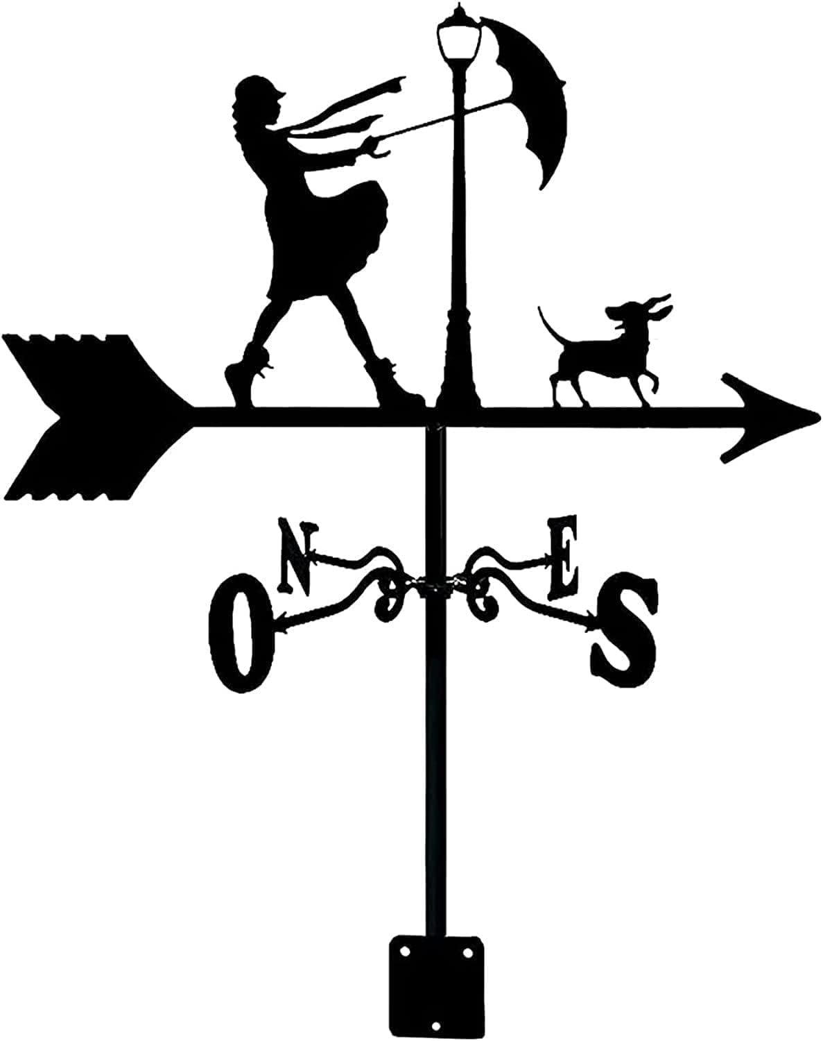 風見鶏 ハンドメイド 風見鶏 農家風 ステンレススチール 風向計 風向表示器 屋外屋上 庭 取り付け 庭装飾 測定ツール