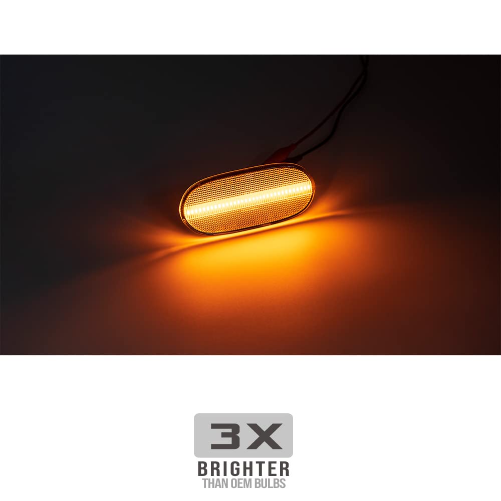 6 x luci di posizione laterali a LED 12-24 V ambra per M'ercedes B'enz Sprinter W906 V.olks Crafter 2E 2F luci di ingombro Sostituire il gruppo lampadina alogena di serie