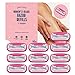Produktbild by Amazon für Damen, 5-Klingen-Rasierer in rosa + 10 Nachfüllpackungen