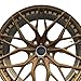 Forged Monoblock Car Wheels 19-24 Inch 6061-T6 Aluminum Brushed Bronze 5x114.3 Bolt Pattern