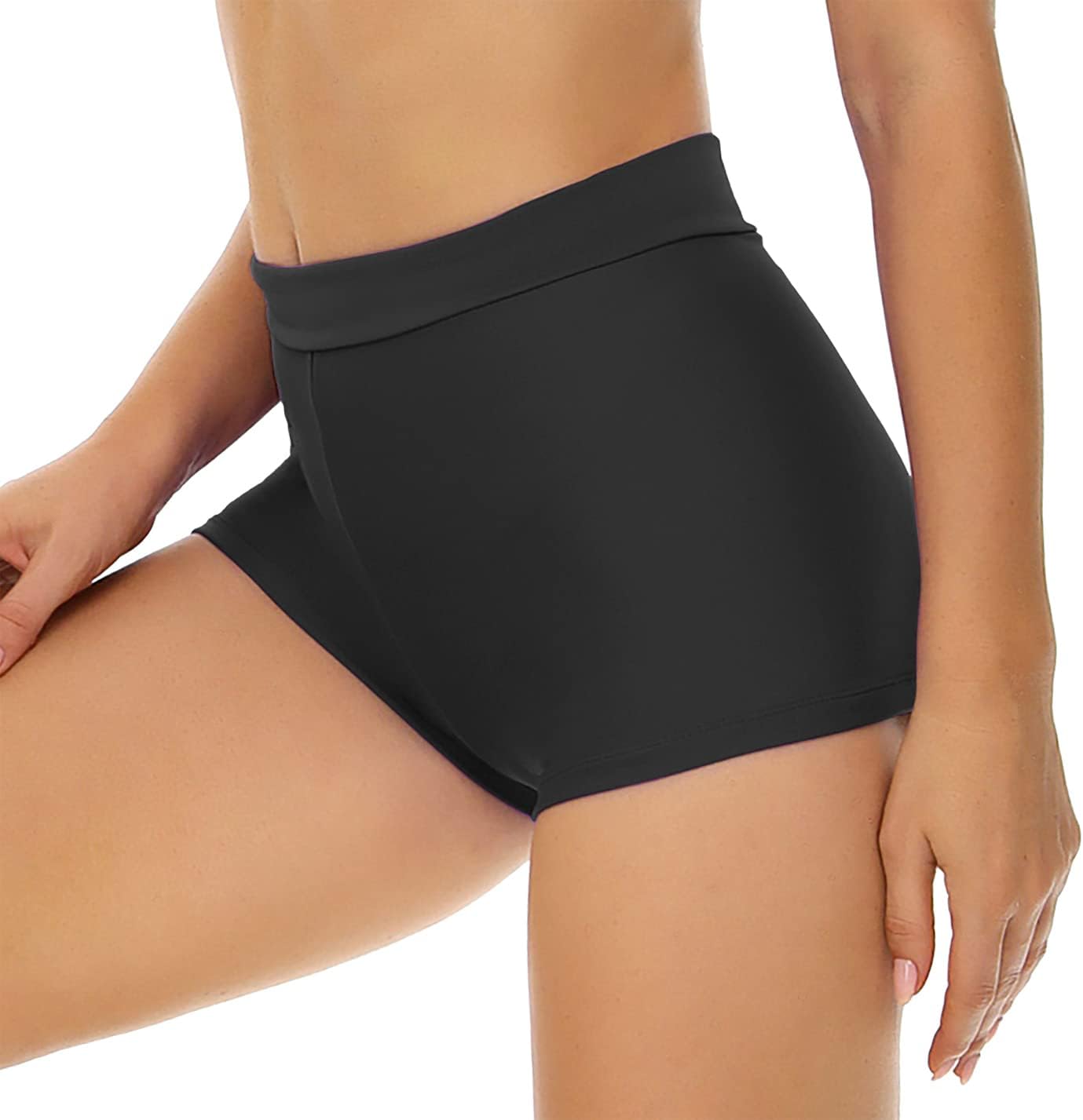 Bellecarrie Women's Swim Shorts High Waisted Bathing Suit Bottoms Tummy Control Swim Boyshorts Full Coverage Boardshort - Image 3