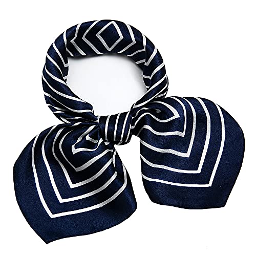 100% Mulberry Silk Scarf Square Hair Scarves Fashion Pattern Neck Scarfs for Women